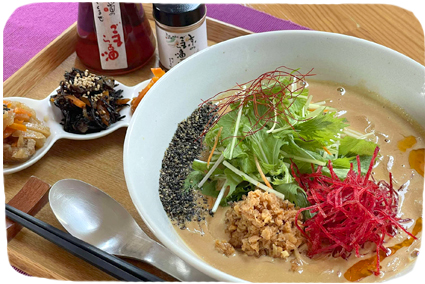 豆乳goma味噌あったか麺